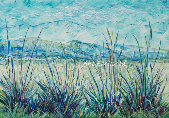 Oil on Canvas 18"x24" $1100, Please contact me directly to purchase original. Gallery Wrap Canvas Reproduction $300 "Cattails and Cattle Fields" 2020