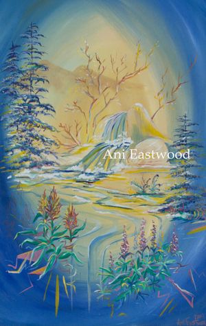Original Oil on Wood $900 dimensions 12"x24", Full size Limited Edition Reproduction $220 Lupine in June