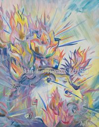 Grand Canyon painting Cactus Painting