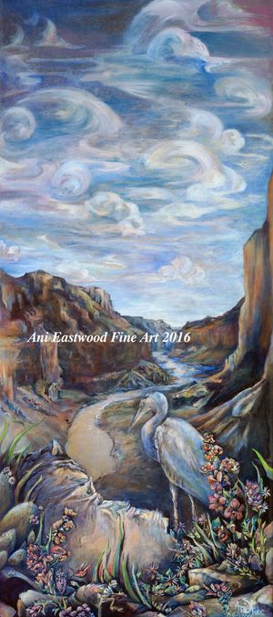 Nankoweap, Original Oil $4500, Stretched Canvas Giclee $300, Paper Giclee $90 Nankoweap Grand Canyon