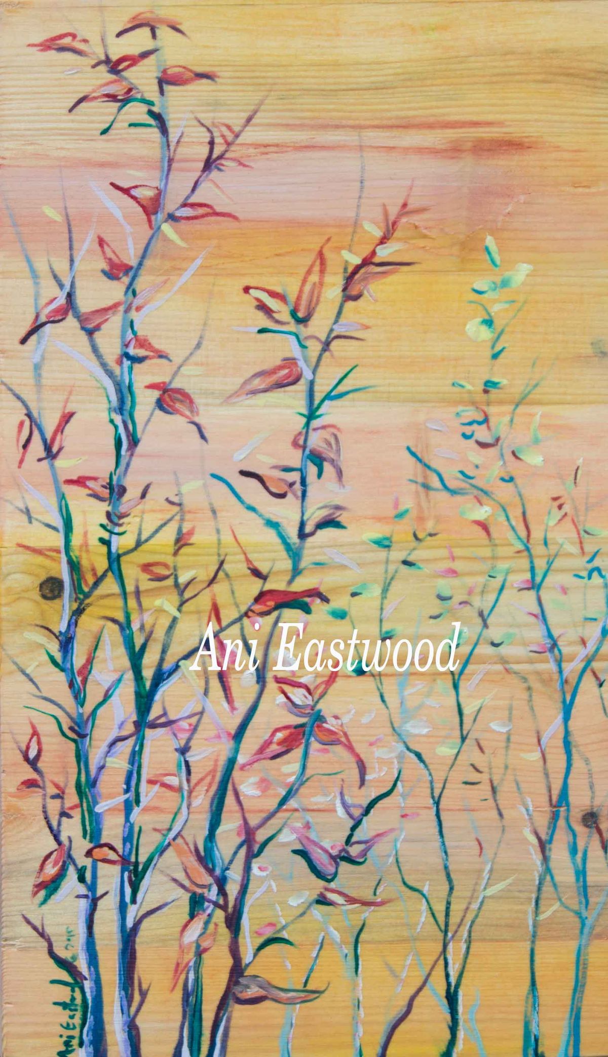 Original Oil on Wood $240, 9"x12" paper Giclee $25 "Dogwood"
