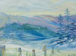 Original Oil on Wood $800/ 16"x20" on wood panel frame, Canvas Reproduction Fine Art Paper Giclee $90 for 16"x20" "Temperature Dropping"