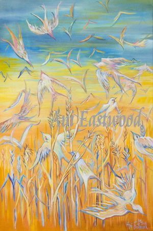 Original Oil on Canvas $1800 dimensions 18"x27", Full Size Limited Edition Giclee $330, Fine Art Paper Giclee 16"x20 $70 "Let It Go"