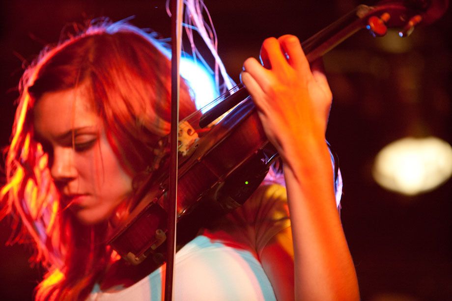 Kayleigh Anne of The Scarlet Ending; Arlene's Grocery, NYC; July 15, 2010