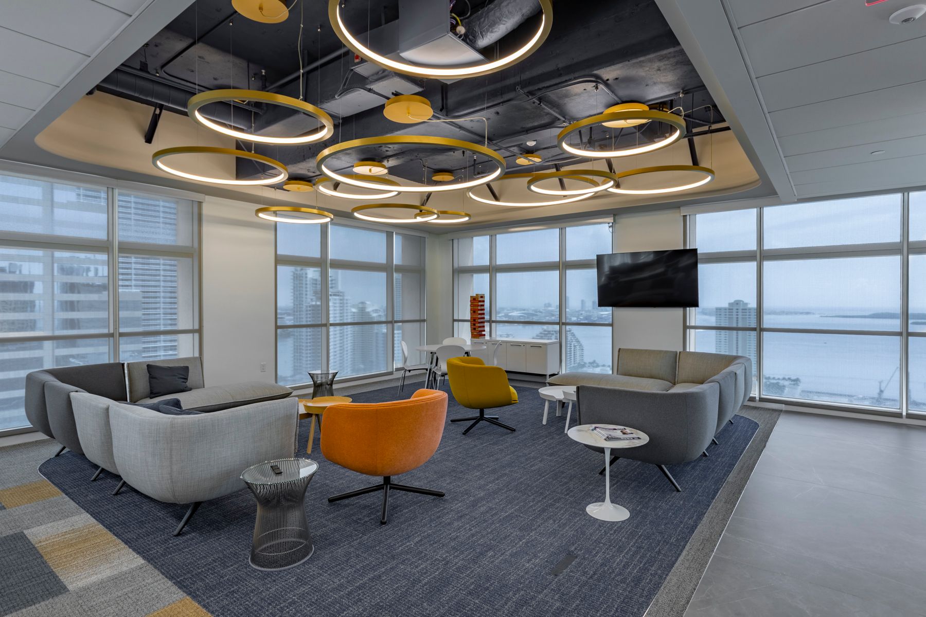 MS Reinsurance Miami Contemporary Office Lounge