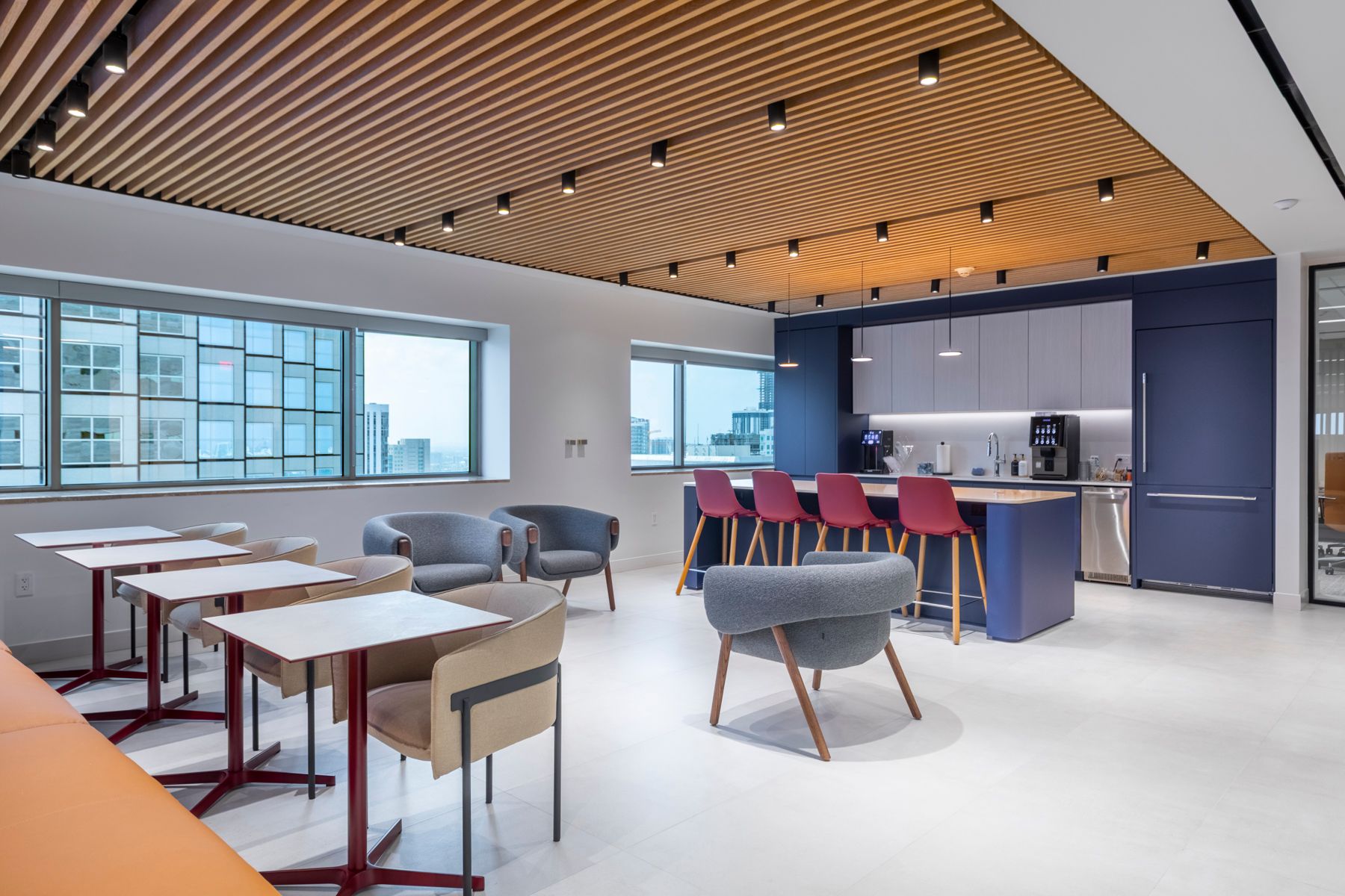 STREAM Real Estate Modern Office Café and Lounge