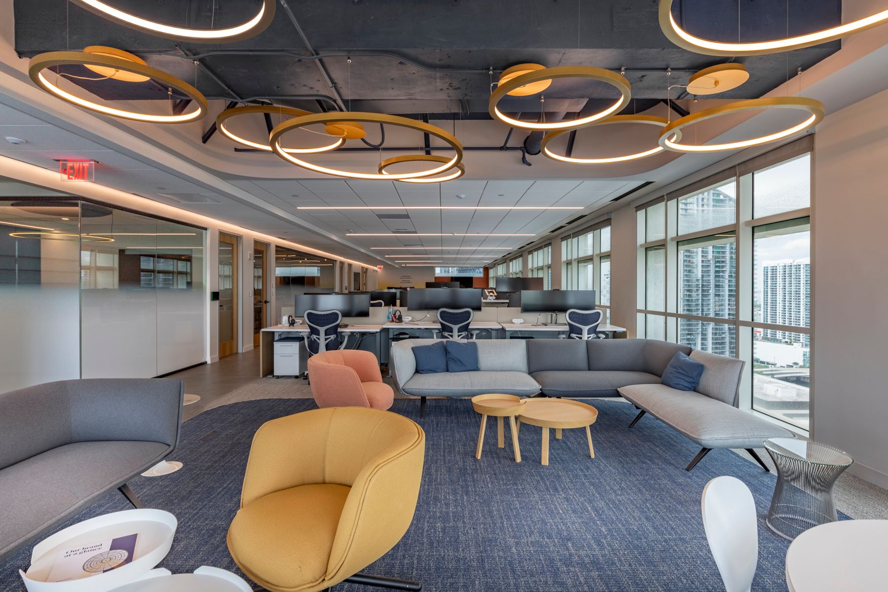 MS Reinsurance Miami Collaborative Office Lounge