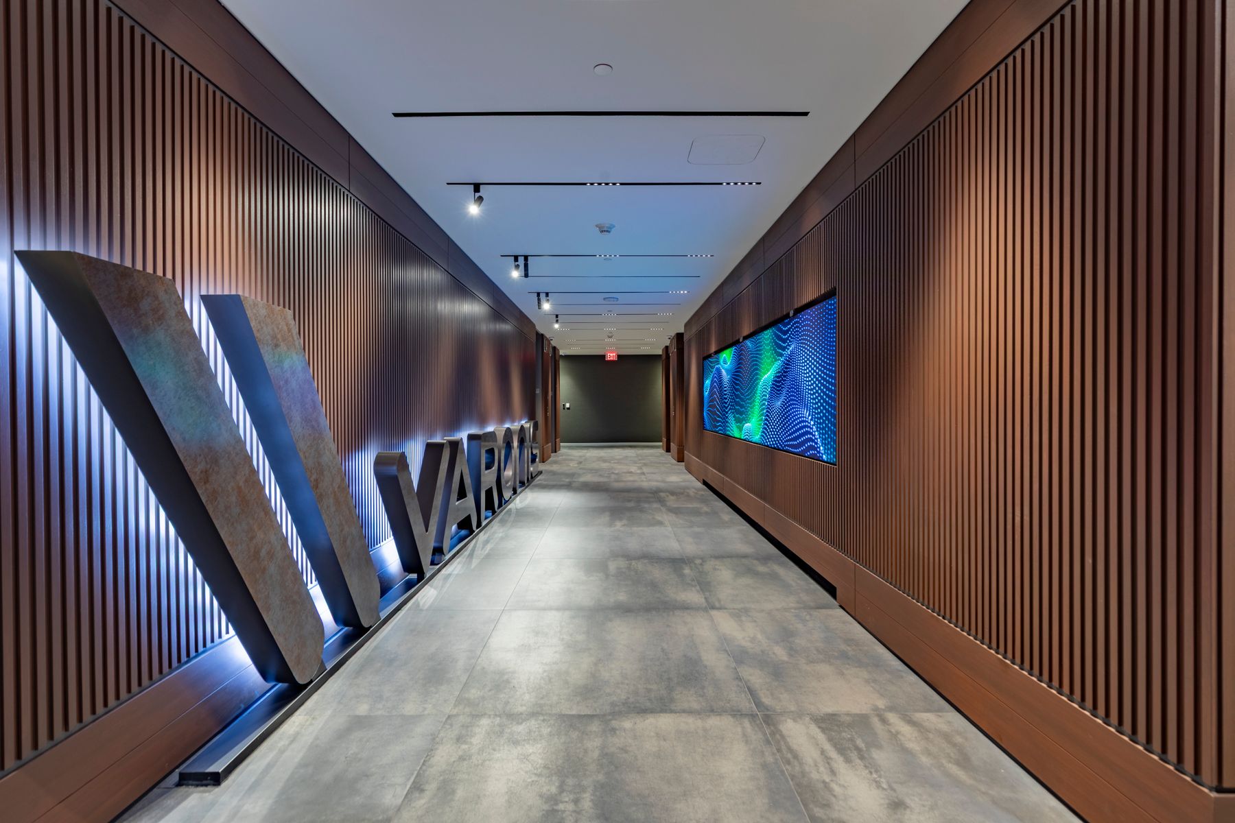 Varonis Miami Contemporary Office Corridor