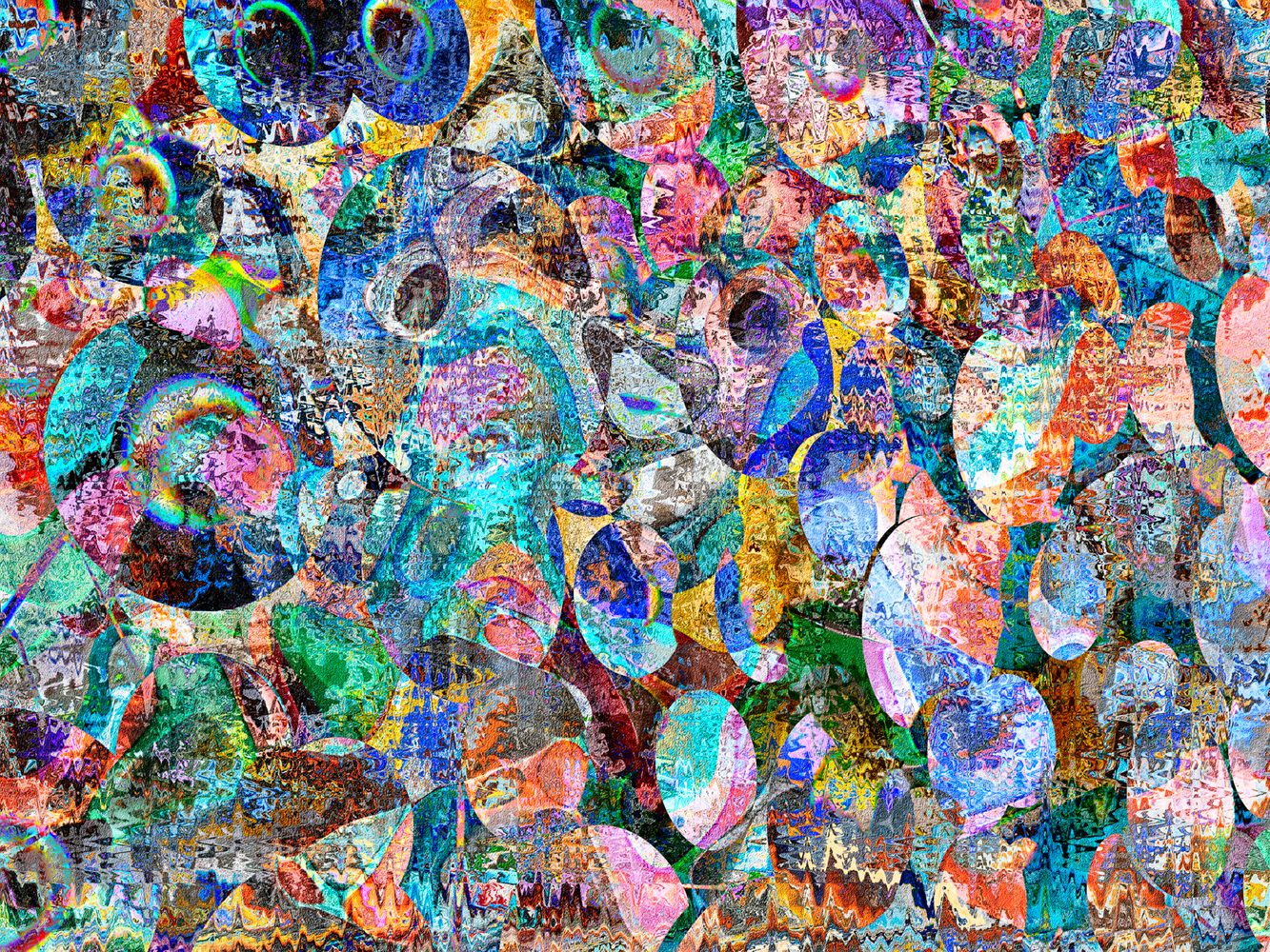 Recycling Color Caps-Disc Lamp-Expressionistic.jpg