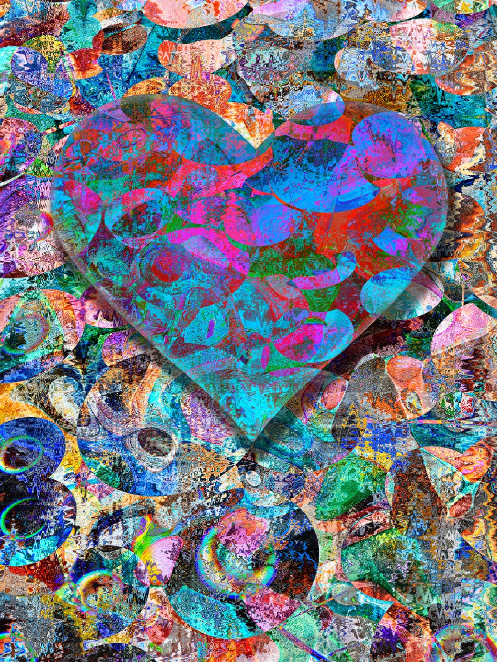 Recycling Color Caps-Disc Lamp-Expressionistic-Heart-Vertical-2.jpg