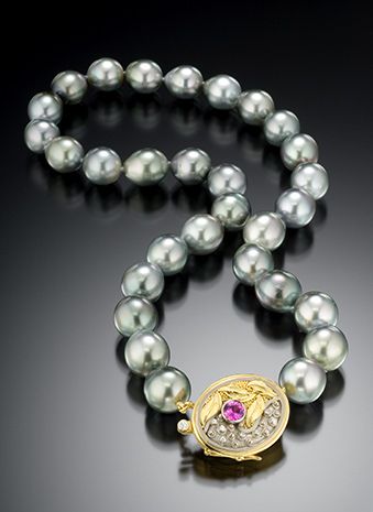 TAHITIAN PEARL NECKLACE CLASP