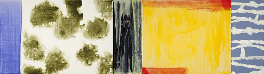 acrylic on wood 24 x 84 2009 Passeggiata/29