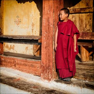 Bhutan Young Monk