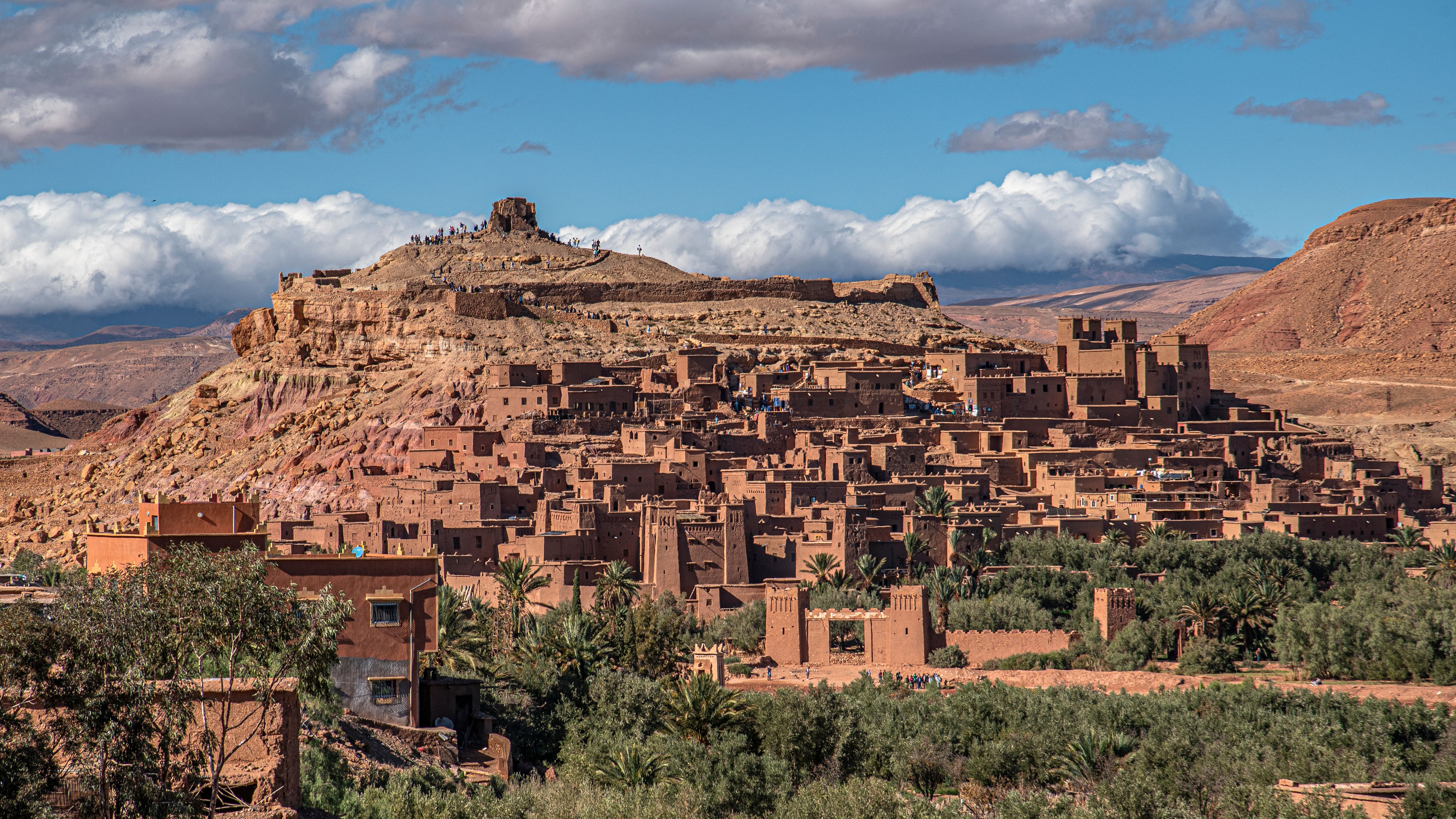 Kasbahs at Ait Benhaddou, Morocco