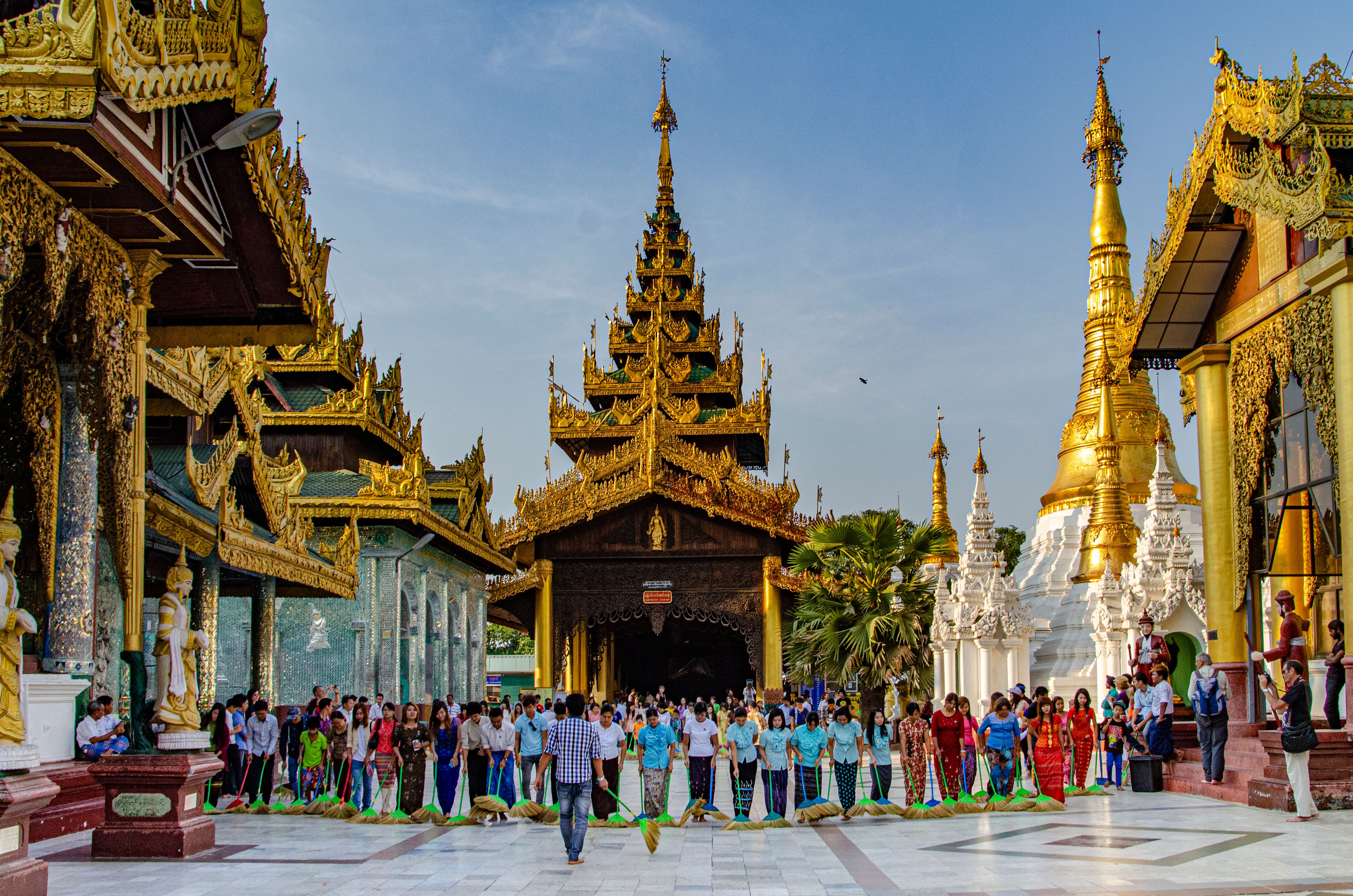 Temple Complex, Mandalay, Myanmar