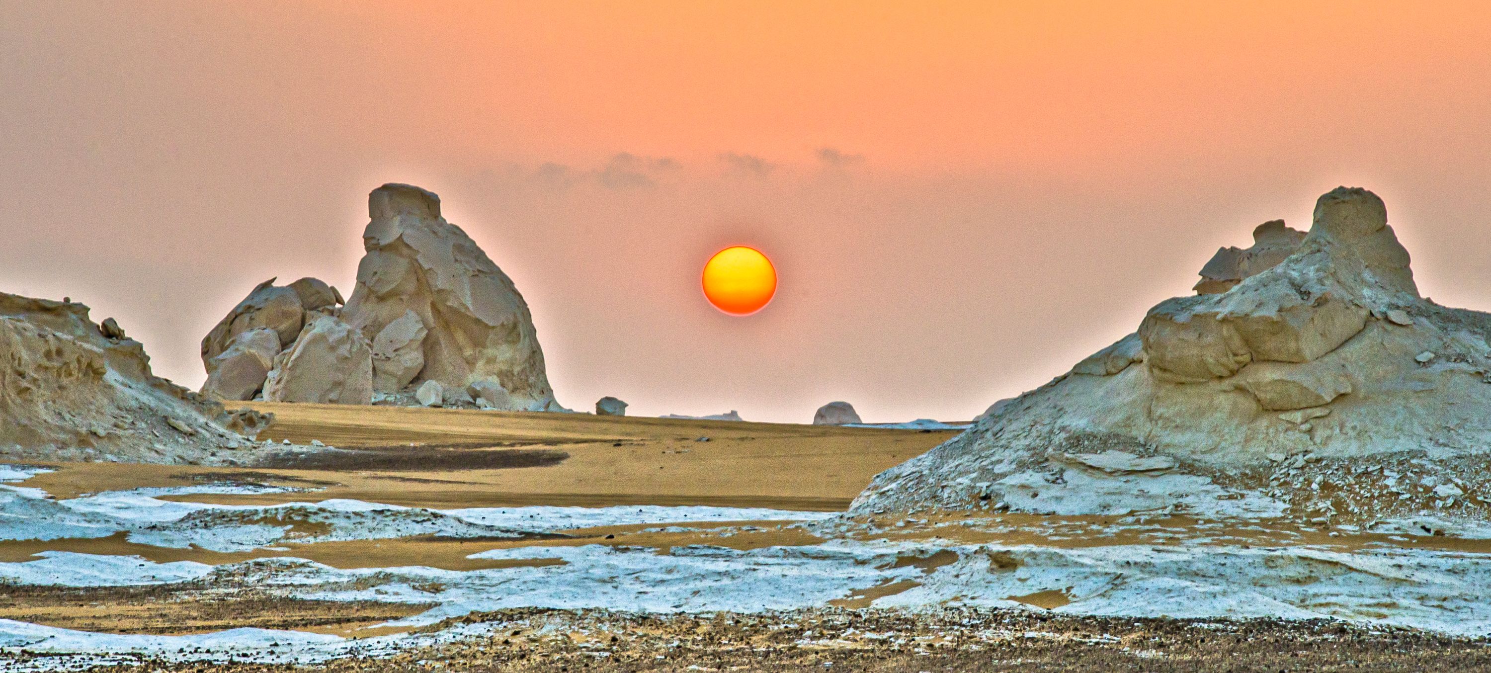 Sunrise, White Desert, Egypt