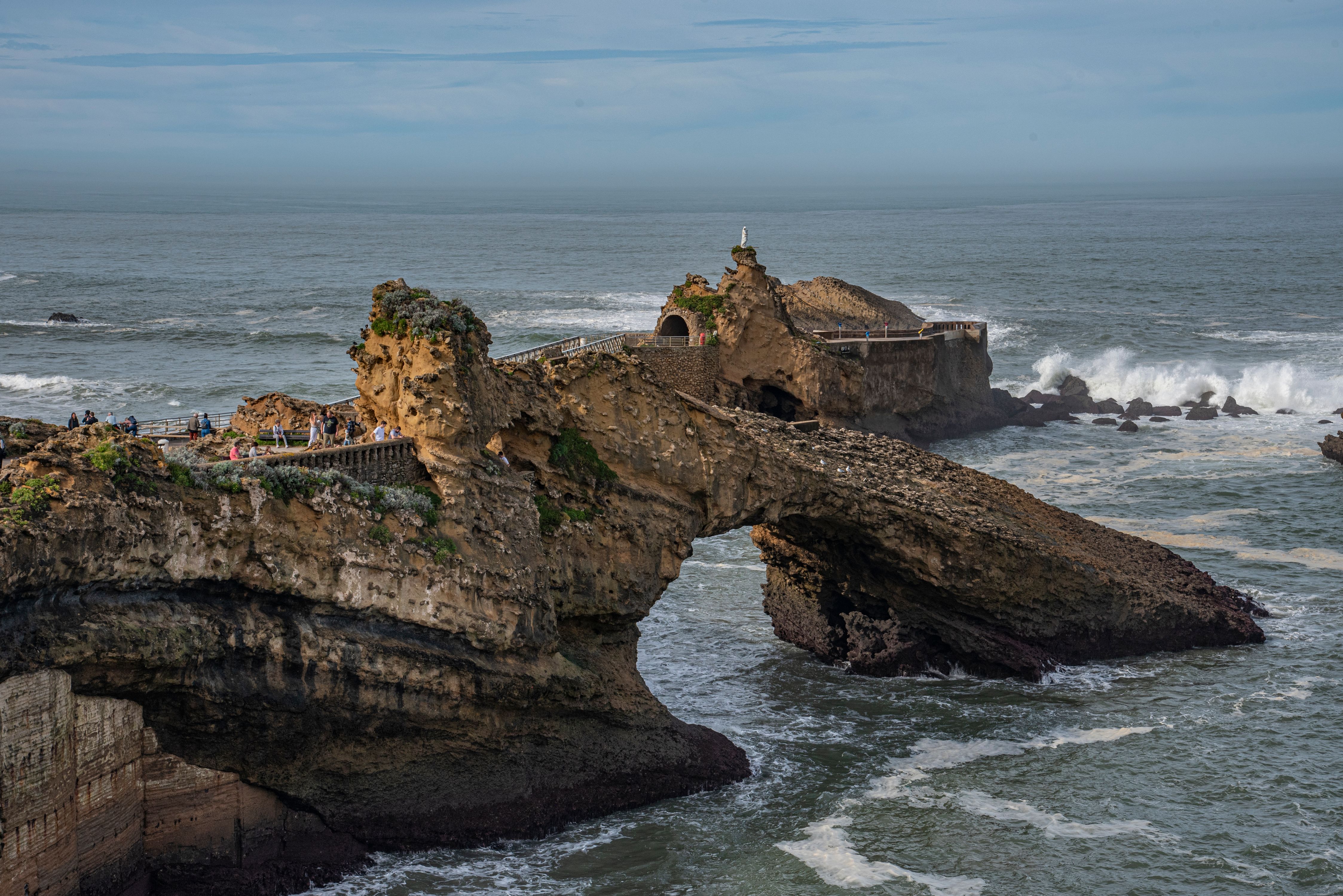 Biarritz coastline, France