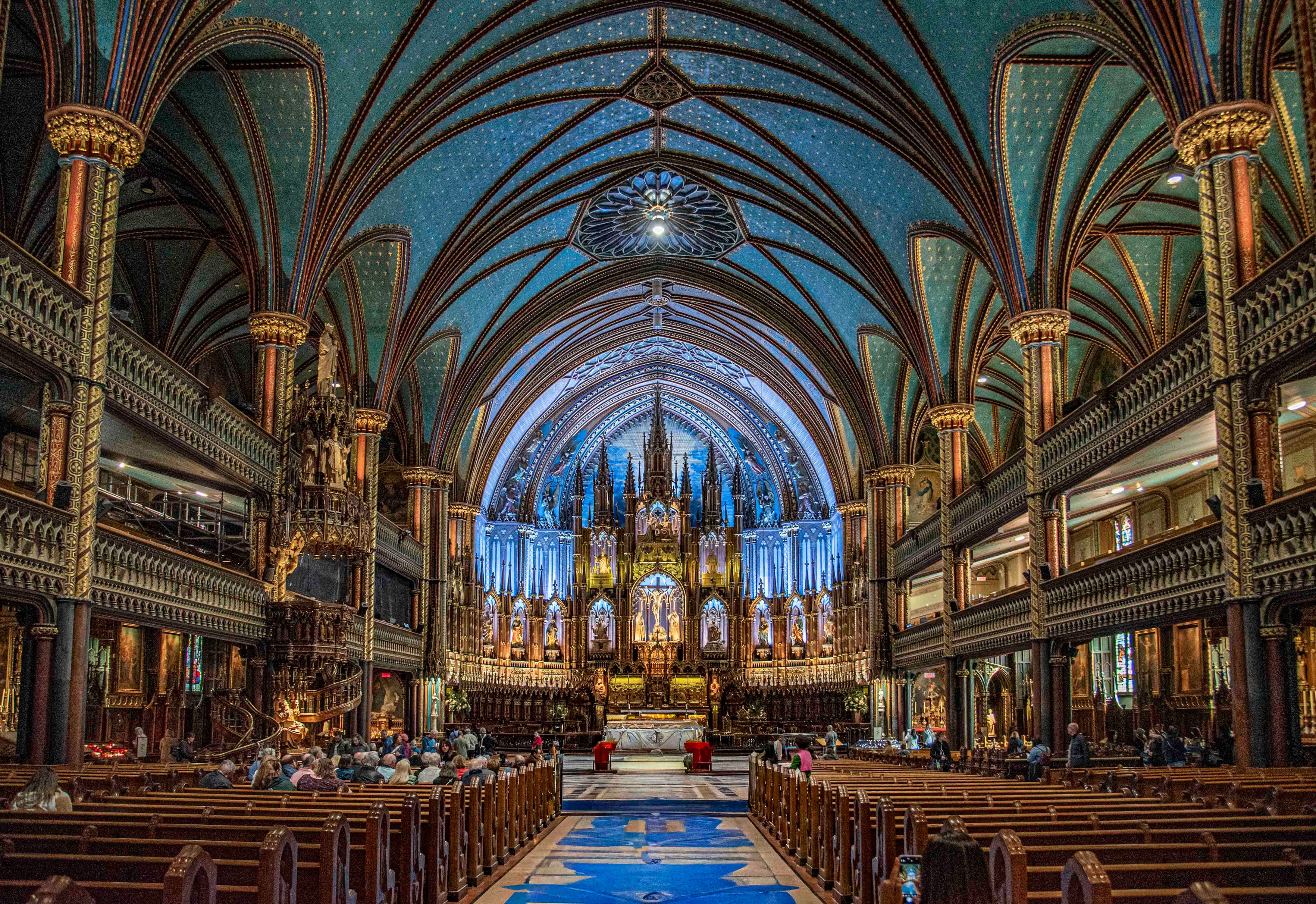Basilique Notre-Dame-de-Montreal, Canada