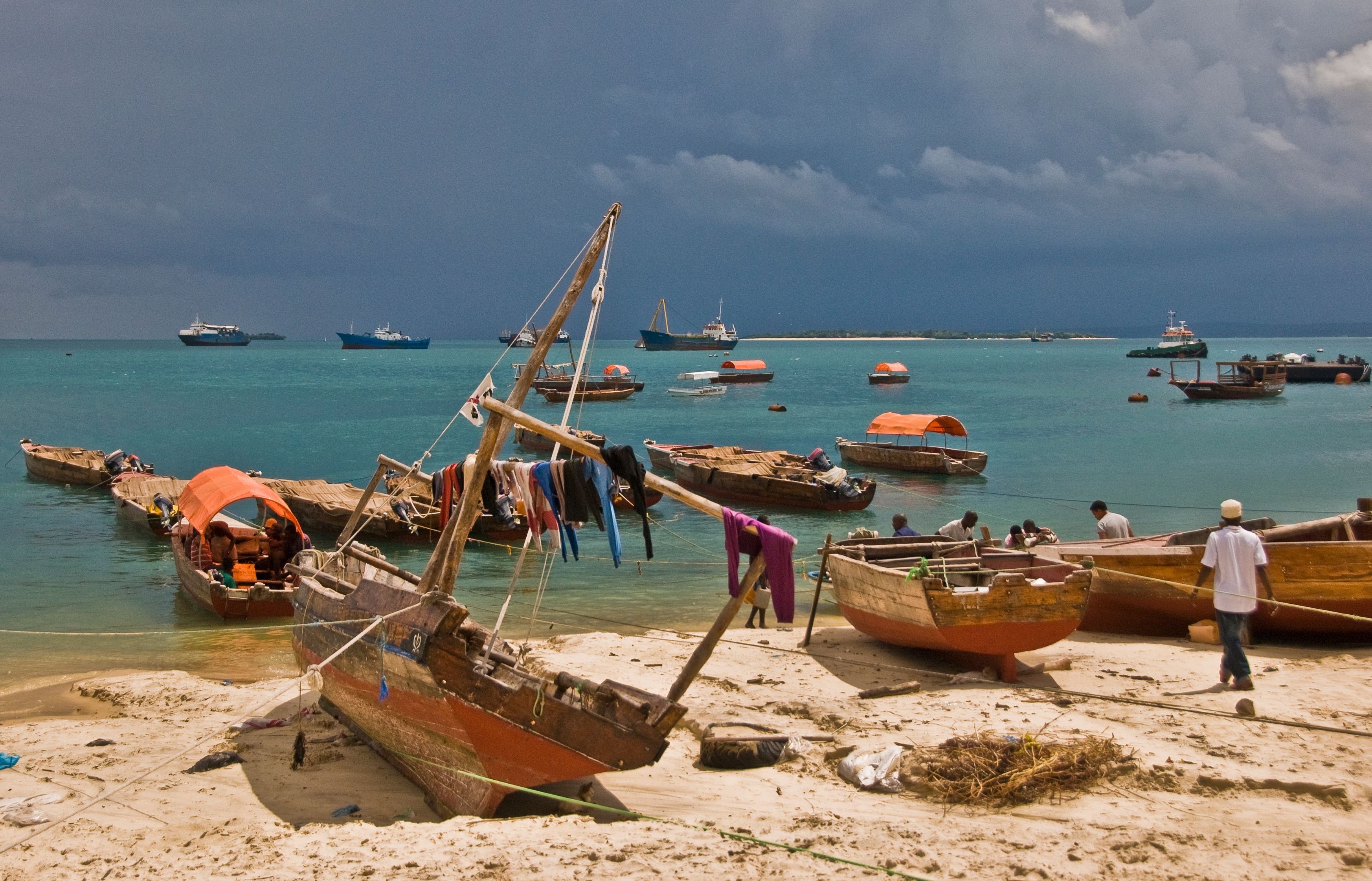 Beach in Zanzibar, Africa