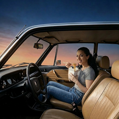 Mike Jones - BMW 2002 - 1974 - eating in the car.png