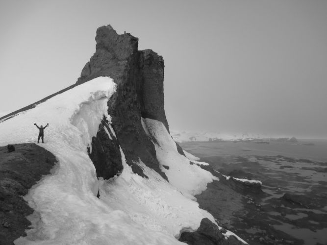 Self portrait on the remote west coast of Livingston Island