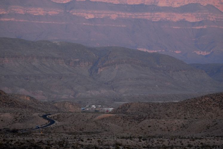Sunset on the Sierra del CarmenBoquilla, Mexico