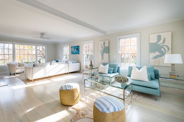 Sunlit Living Room Westport CT