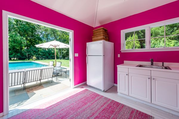 Pink Pool House Old Lyme CT