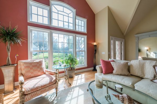 Sunlit Living Room Old Saybrook CT