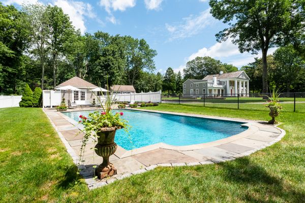View from a Pool, Old Lyme CT