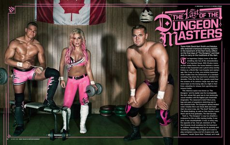 The Hart DynastyTyson Kidd, Natalia, and David Hart Smith