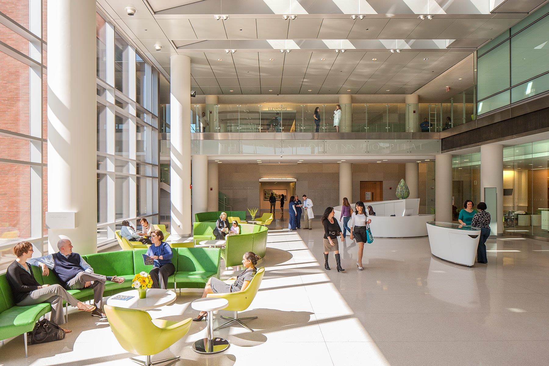 Project to document exterior and interior views of the Sheikh Zayed Tower and Charlotte R. Bloomberg Childrens Center. These image were also published in Architectural Digest. Architect: Perkins+WillClient: Hopkins Hospital & The Charlotte R. Bloomberg Foundation Johns Hopkins Hospital