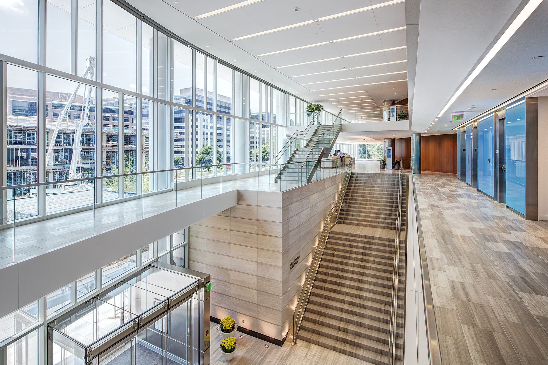 AAMC headquarters in Washinton, DC. Documented both interior and exterior views.Client: Clark ConstructionInterior Architecture: Studios ArchitectureArchitect: Shalom Baranes American Association of Medical Colleges / Headquarters