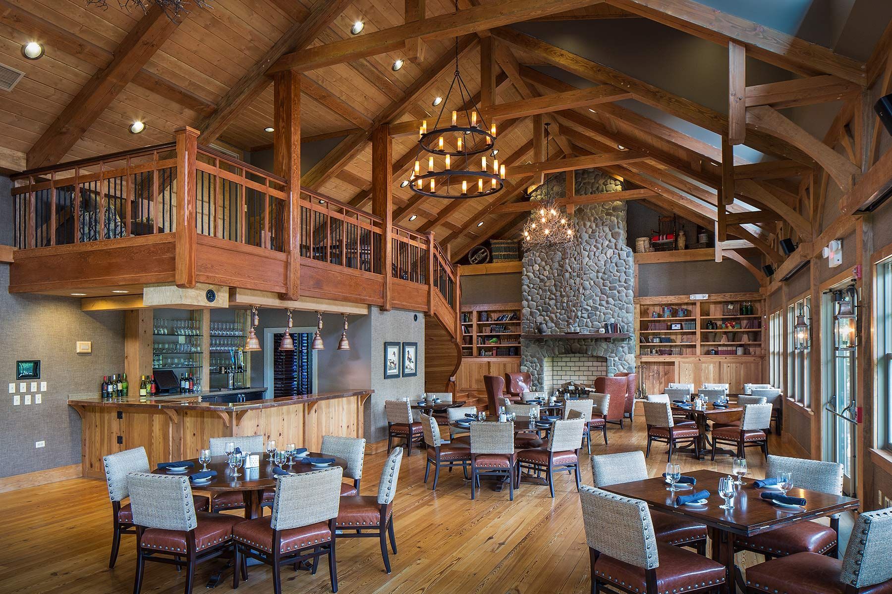 Main Dining Hall addition. Document Exterior & interior views to show redesign and renovation.Client: Hammond Wilson Architects The Golf Club @ South River