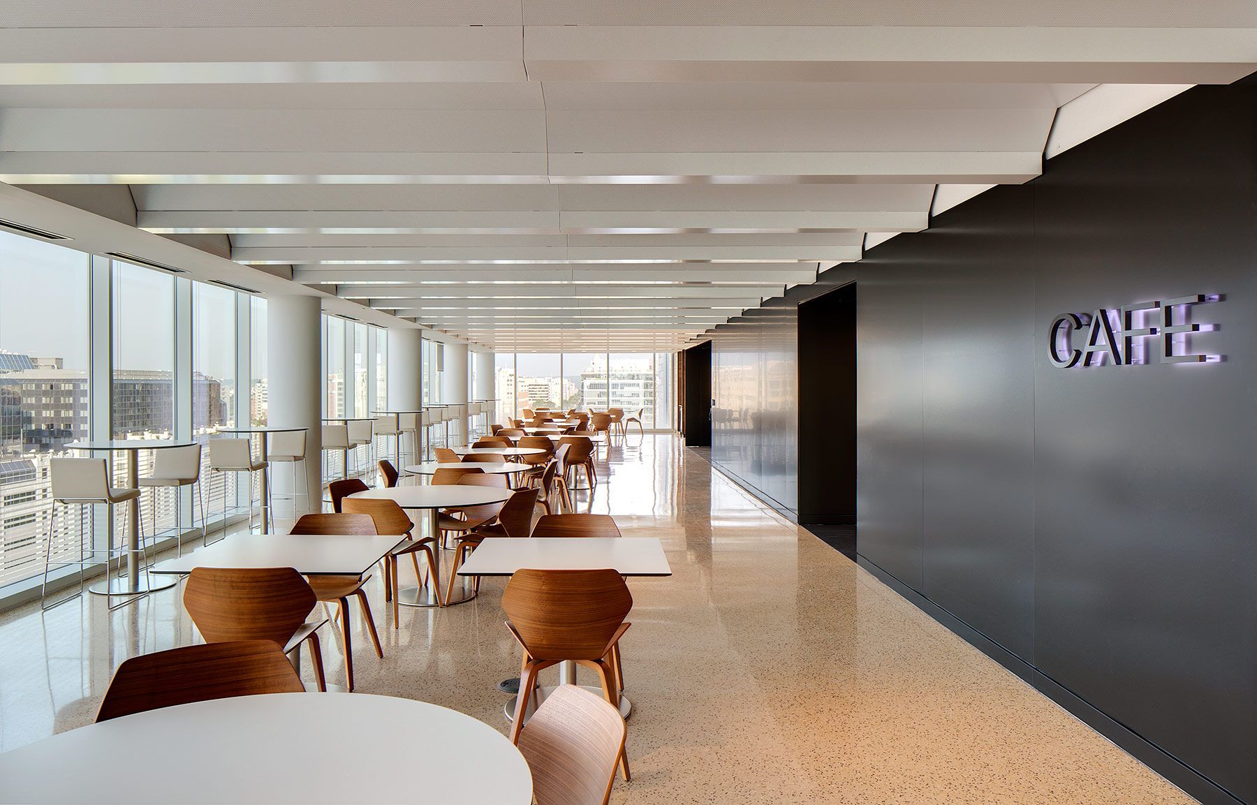 AAMC headquarters in Washinton, DC. Documented both interior and exterior views.Client: Clark ConstructionInterior Architecture: Studios ArchitectureArchitect: Shalom Baranes American Association of Medical Colleges / Headquarters