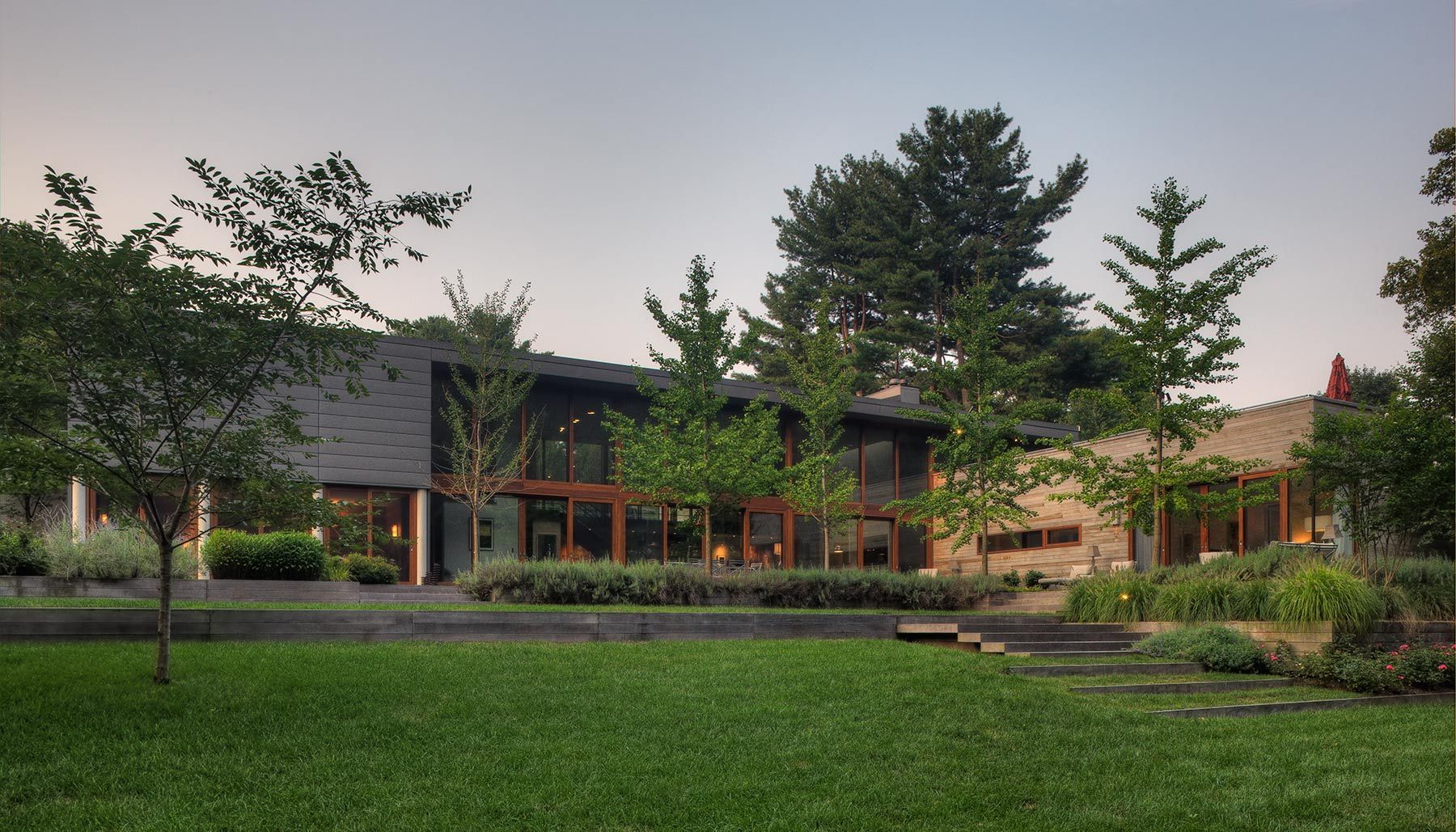Private residence in suburban Baltimore Designed by Ziger Snead & Landscape deign by Hord Coplan Macht,Clients: Ziger / Snead, Hord Coplan Macht & Baltimore Magazine Woodvalley Home