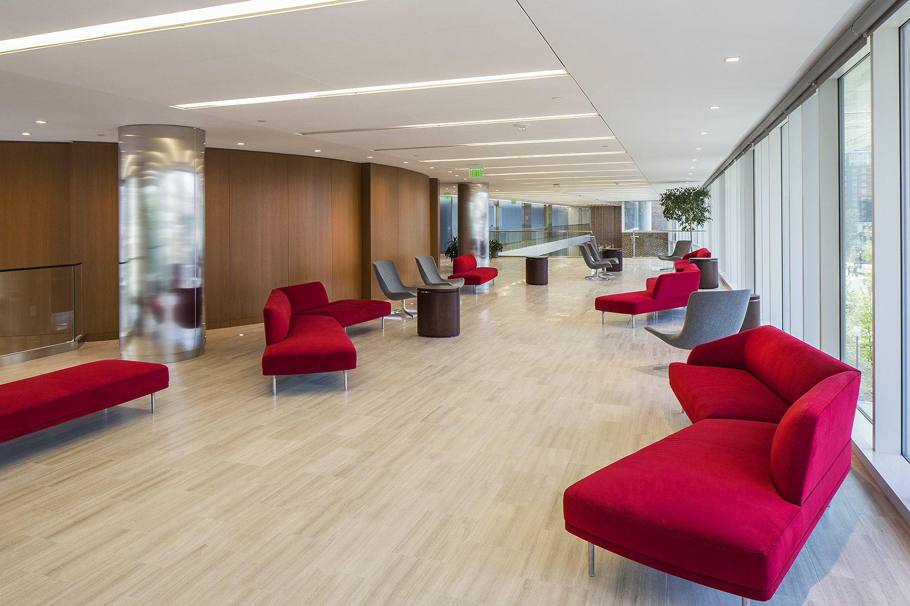 AAMC headquarters in Washinton, DC. Documented both interior and exterior views.Client: Clark ConstructionInterior Architecture: Studios ArchitectureArchitect: Shalom Baranes American Association of Medical Colleges / Headquarters