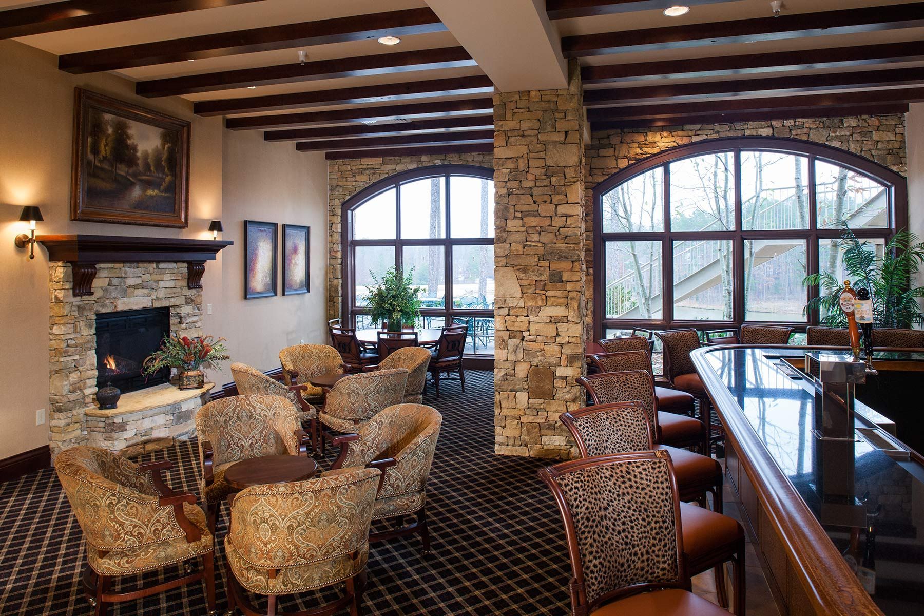 New construction & interior design project of Coutry Club in Virginia horse countryClient: Chambers Creighton Farms Golf & Country Club