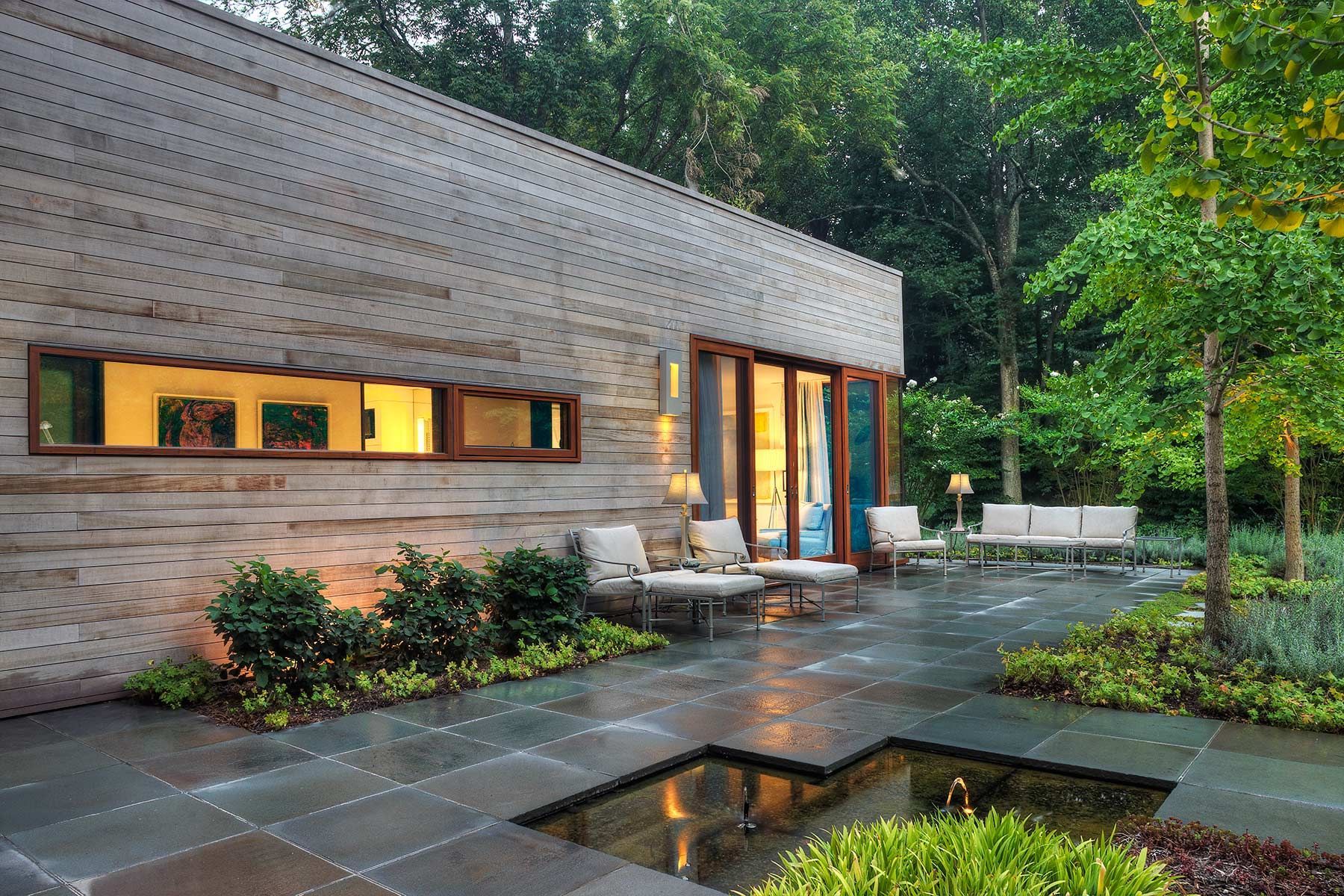 Private residence in suburban Baltimore Designed by Ziger Snead & Landscape deign by Hord Coplan Macht,Clients: Ziger / Snead, Hord Coplan Macht & Baltimore Magazine Woodvalley Home