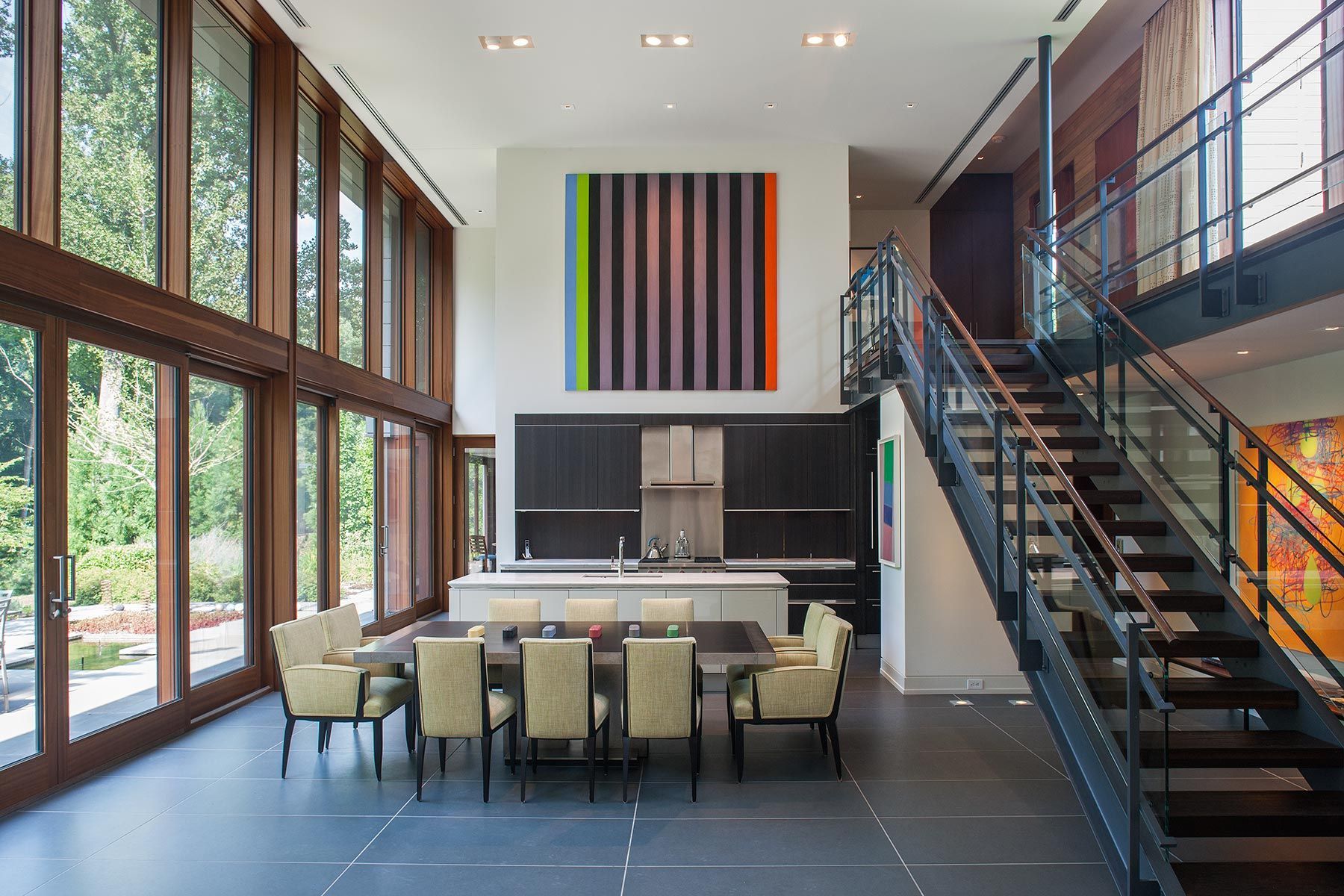 Private residence in suburban Baltimore Designed by Ziger Snead & Landscape deign by Hord Coplan Macht,Clients: Ziger / Snead, Hord Coplan Macht & Baltimore Magazine Woodvalley Home