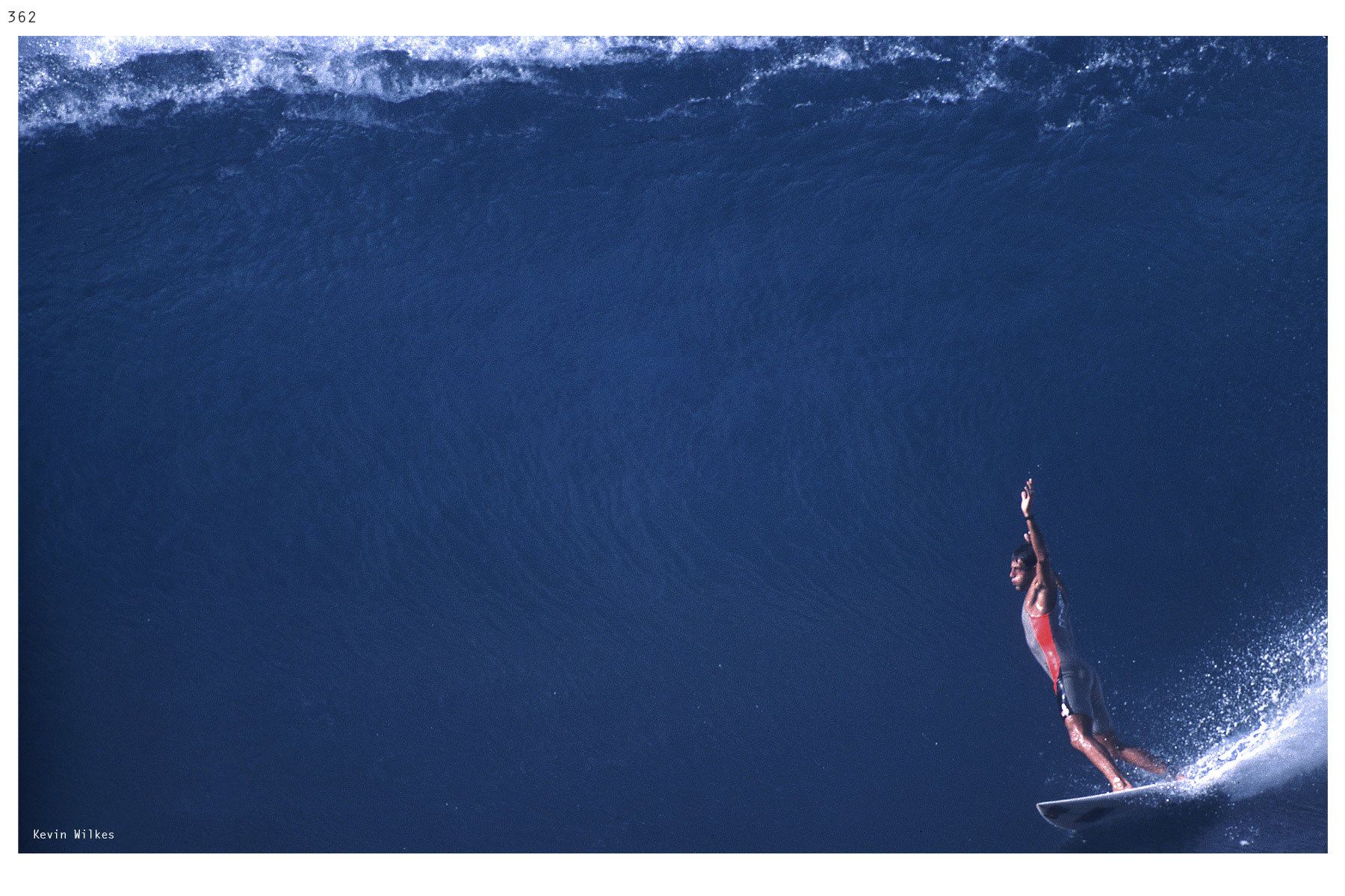 Shaun Tomson from South Africa. Backdoor Pipeline 1989.