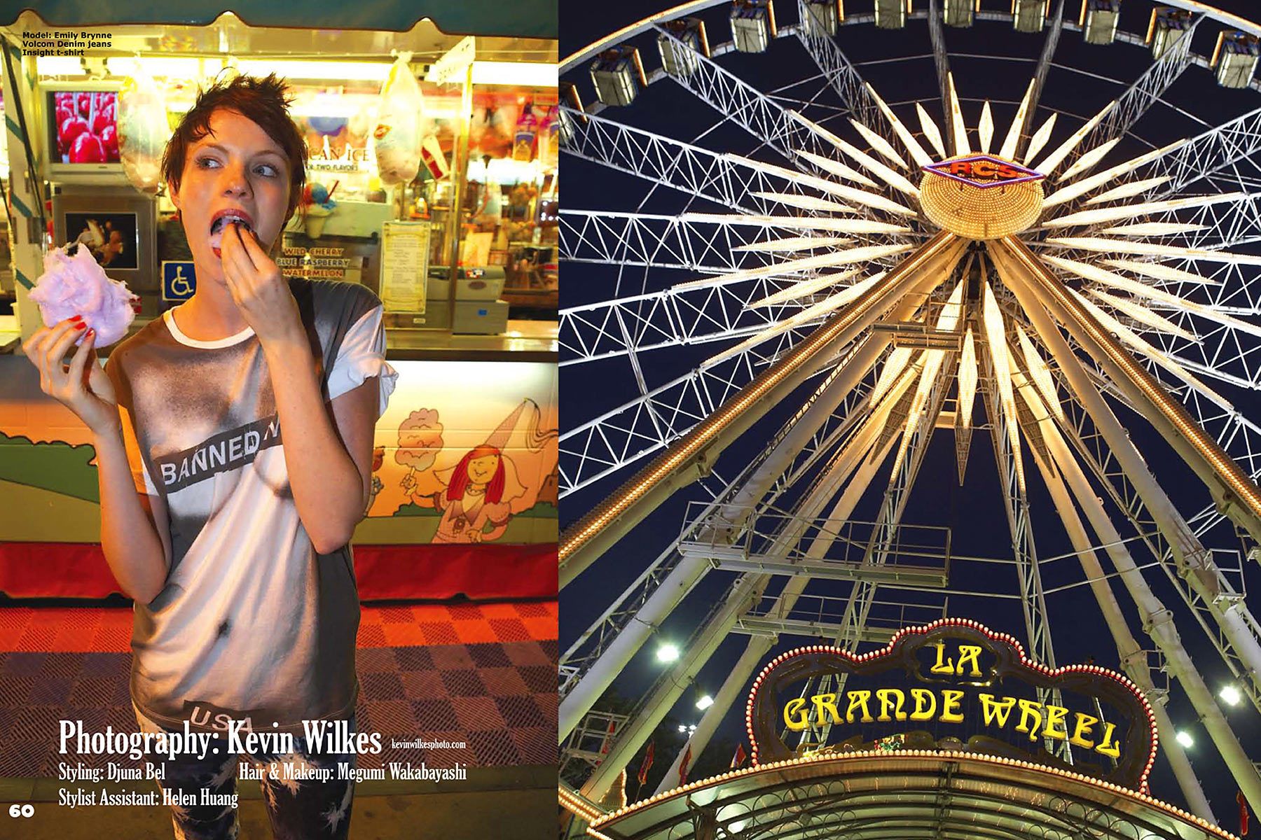 Magazine editorial. OC Fair.