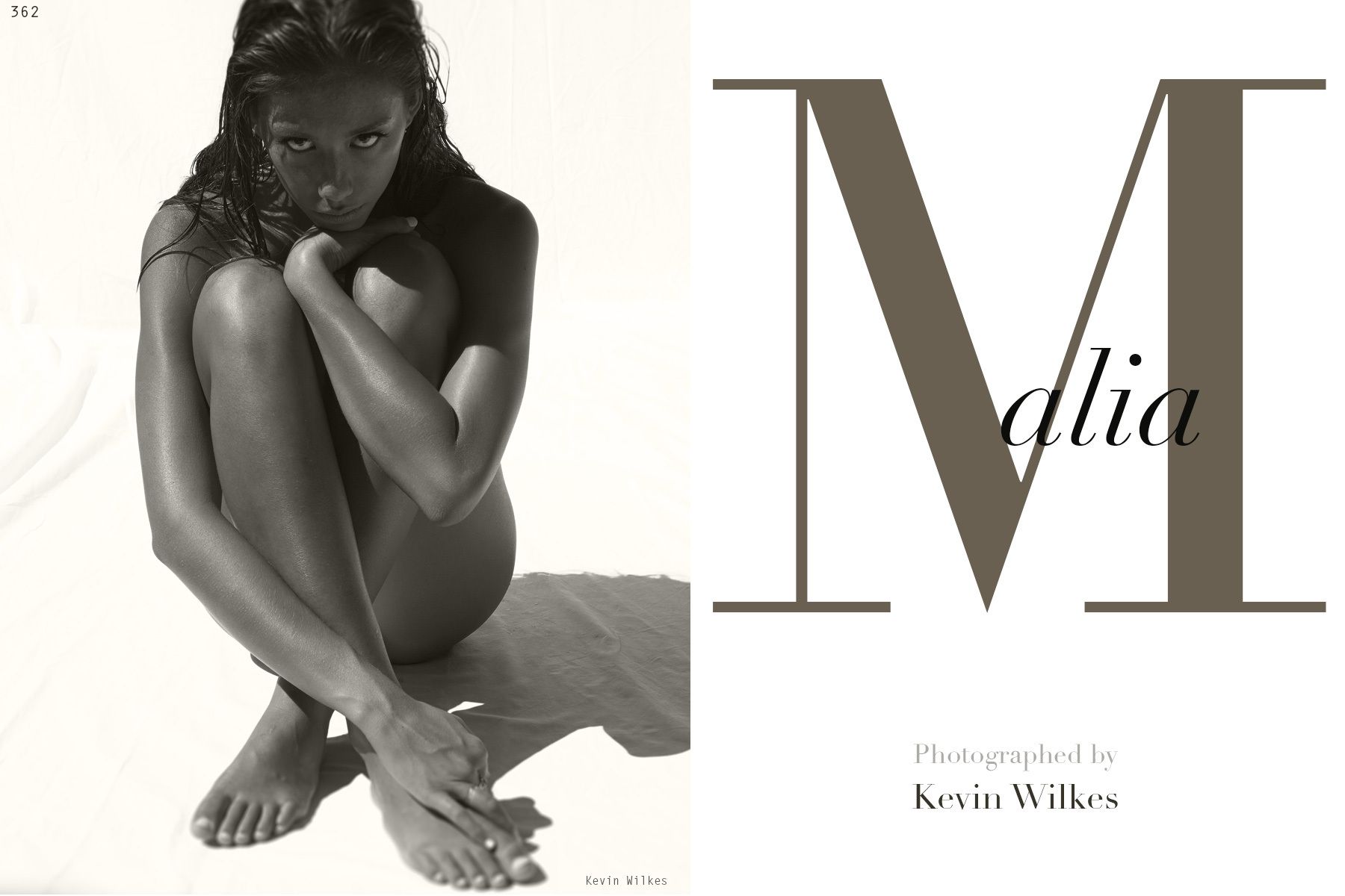 Malia. 362 Magazine. Kevin Wilkes