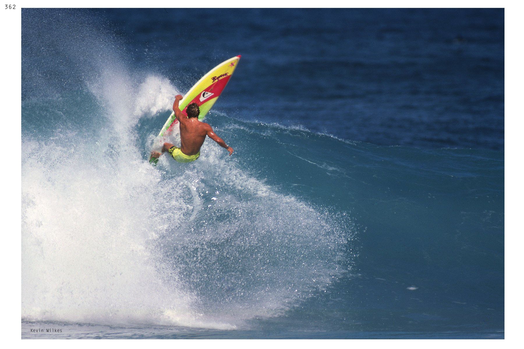 Tom Carroll. Rocky point. 1987.