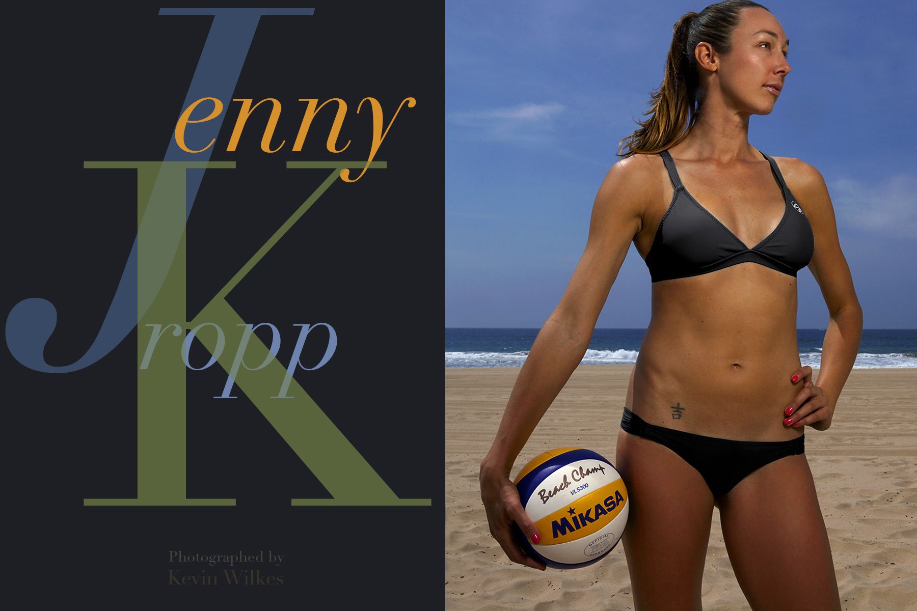 Jenny Kropp-Goess. Pro beach volleyball player from Manhattan Beach.