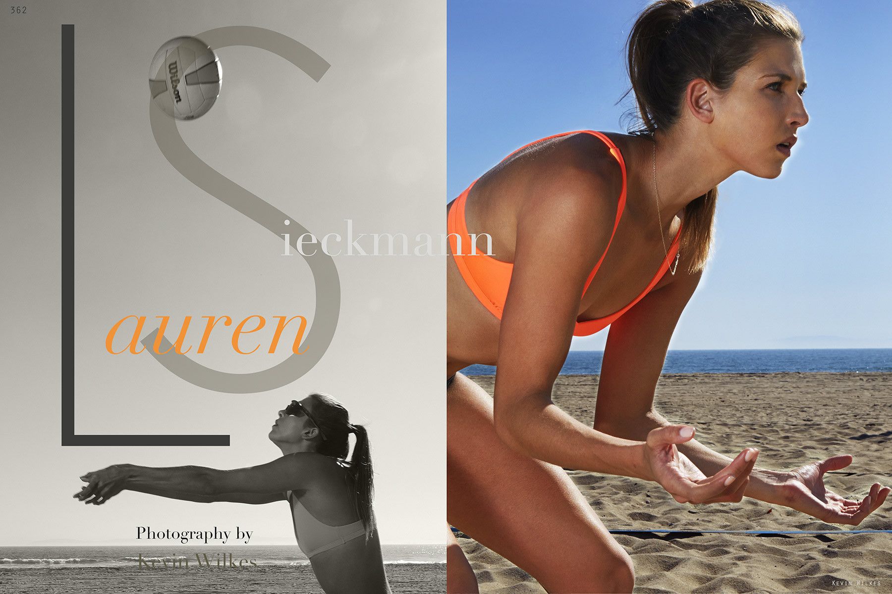 Lauren Sieckmann. Pro beach volleybal player.