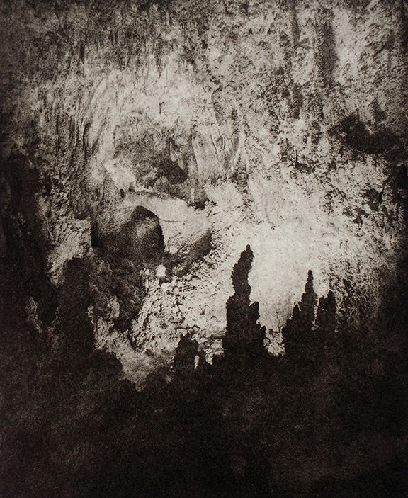 Allegory of the Cave II., 2003, traditional copperplate photogravure, plate: 8 1/4 x 10 1/4", paper: 17 x 14 1/2", edition 30 Allegory of the Cave, Plate II copy.jpg