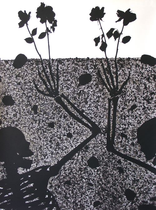 Subjacent X., 2004, photogram, toned gelatin silver print, 40 x 30", Ed. 5 Subjacent-X-new-LB.jpg