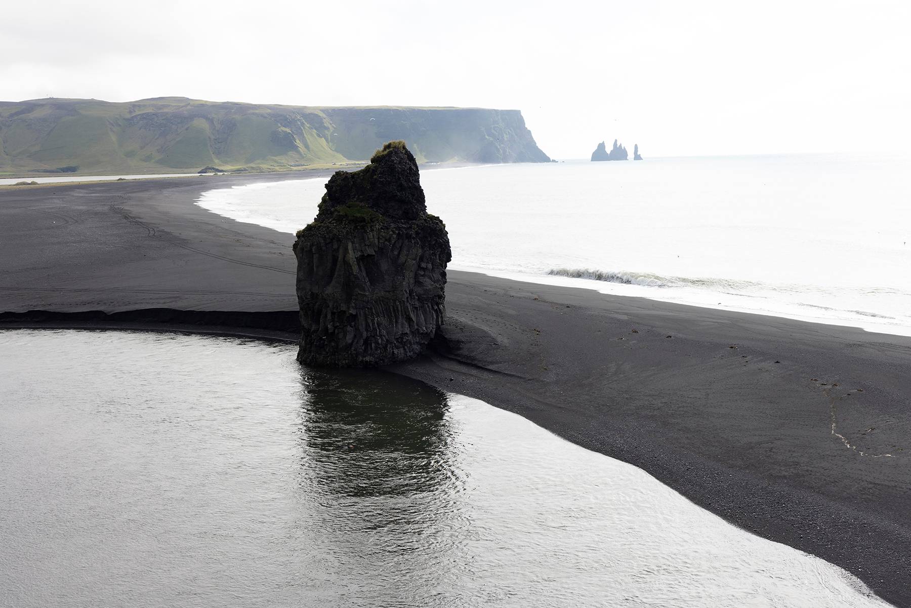 Land And Sea near Reynisdrangar, Iceland