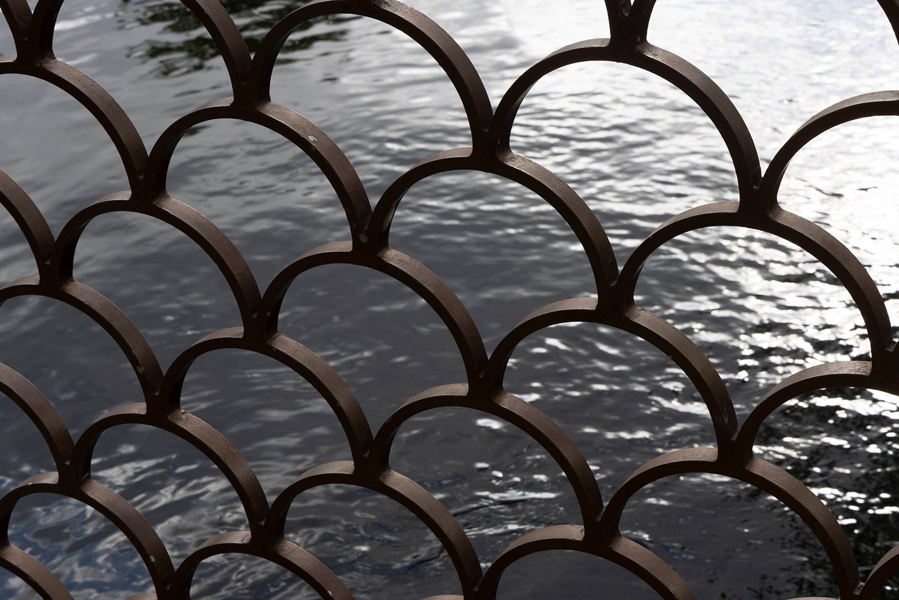 Scales above the water